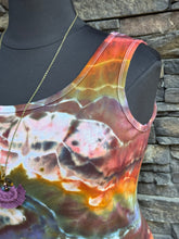 Load image into Gallery viewer, Women’s XL 100% Cotton Geode Tank Top in ‘Rustic Rainbow’
