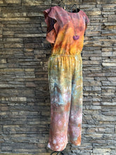Load image into Gallery viewer, Custom Flutter Sleeve Jumpsuit in ‘Rustic Rainbow’ for Meaghan

