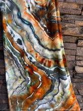 Load image into Gallery viewer, Custom Geode Wide-Leg Palazzo Pants in ‘Boulder Turquoise’ for David
