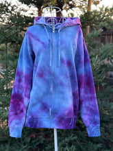 Load image into Gallery viewer, Unisex Medium Geode Zip Up Hoodie in ‘Purple Haze’
