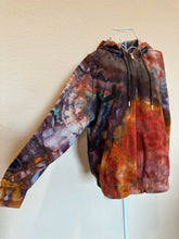 Load image into Gallery viewer, Women’s Medium Geode Oversized Fit Zip Up Hoodie in ‘Lava Flows’
