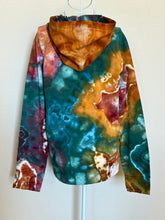 Load image into Gallery viewer, Unisex Small Geode Thumbhole Hoodie in ‘Rainbow Sherbet’
