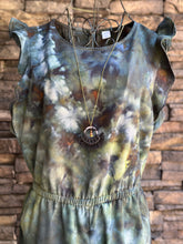 Load image into Gallery viewer, Women’s Small Geode Flutter Sleeve Jumpsuit with Pockets In ‘Moss Agate’
