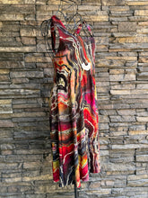 Load image into Gallery viewer, Women’s Medium (could fit a large, too) Reverse Geode Square Dress with Pockets in ‘Fire on the Mountain’
