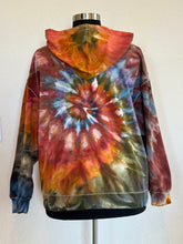 Load image into Gallery viewer, Women’s XXL Gravity Spiral Hoodie in ‘Rustic Rainbow’
