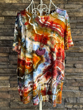 Load image into Gallery viewer, Women’s Medium Luxe Crewneck Geode T-Shirt in ‘Rustic Rainbow’
