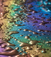Load image into Gallery viewer, Custom Reverse Geode Athelta Cardigan in ‘Oil Slick’ for Walter
