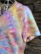 Load image into Gallery viewer, Women’s Large V-Neck Spiral T-Shirt in ‘Bird Song’
