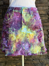 Load image into Gallery viewer, Women’s Size 6 Distressed Denim Mini Skirt in ‘Alchemist’
