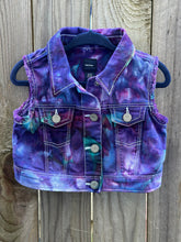 Load image into Gallery viewer, Baby Toddler 18-24 months Ice Dyed Denim Vest in ‘Northern Lights’
