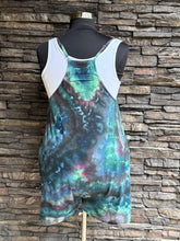 Load image into Gallery viewer, Women’s XL Geode Harem Shorts Romper Jumpsuit with Back Pocket in ‘Dark Enchantment’
