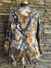 Load image into Gallery viewer, Women’s XL Geode Open Front 100% Lyocell Jacket in ‘Turkey Tail Mushroom’
