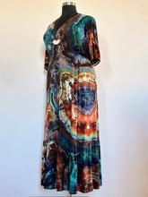 Load image into Gallery viewer, Women’s Large Geode Boho Maxi Dress in ‘Petrified Wood’
