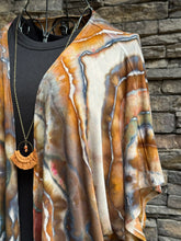 Load image into Gallery viewer, Women’s Medium Geode Kimono in ‘Turkey Tail Mushroom’
