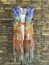 Load image into Gallery viewer, Custom Crocheted Fringe Vest for Kat
