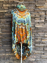 Load image into Gallery viewer, Geode XL Seamless Bali Rayon Jersey Infinity Scarf in ‘Boulder Turquoise’
