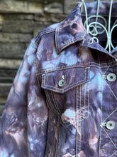 Load image into Gallery viewer, Custom Ice Dyed Jacket in ‘Dark Black’ for Chris
