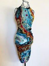 Load image into Gallery viewer, Custom Reverse Geode Bodycon Dress in ‘Desert Springs’ for Sarah
