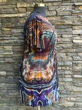 Load image into Gallery viewer, Custom Reverse Geode Kimono Style Dress in ‘Dark Star’ for Cecilia
