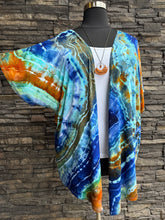Load image into Gallery viewer, Women’s XL Geode Kimono in ‘Azurite’

