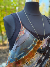 Load image into Gallery viewer, Custom Reverse Geode Harem Jumpsuit in ‘Midnight Jasper’ for Sherri
