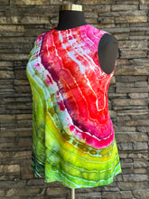 Load image into Gallery viewer, Women’s XL Geode Tank Top Tunic in ‘Watermelon Tourmaline’
