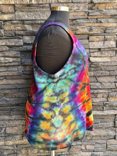 Load image into Gallery viewer, Women’s 3X Reverse Dyed Ribbed Tank Top in ‘Dark Spectrum’ Spiral

