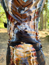 Load image into Gallery viewer, Women’s Medium Geode Sleeveless Bodycon Dress in ‘Turkey Tail Mushroom’

