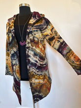 Load image into Gallery viewer, Custom Reverse Geode Hooded Cardigan for Sara
