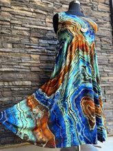 Load image into Gallery viewer, Custom Reverse Geode Dress in ‘Azurite’ for Candice
