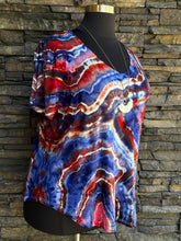 Load image into Gallery viewer, Custom Geode V-Neck T-Shirt for Lanette

