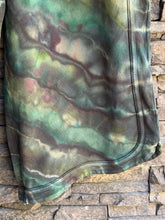 Load image into Gallery viewer, Women’s Large Geode 100% Cotton Wide Leg Lounge Pants with Tulip Hem in ‘Moss Agate’
