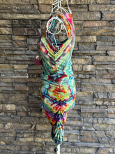 Load image into Gallery viewer, Women’s Medium Geode Bodycon Dress in ‘Cosmic Eyes’

