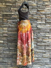Load image into Gallery viewer, Women’s Medium Geode Tie-Waist Midi Skirt in ‘Rustic Rainbow’
