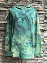 Load image into Gallery viewer, Women’s Medium (but actually a Youth XXL) Geode 100% Cotton Hoodie in ‘Moss Agate’
