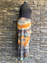Load image into Gallery viewer, Women’s XXL (18) Geode Linen Blend Wide-Leg Split-Hem Flowy Pants with Pockets in ‘Midnight Jasper’
