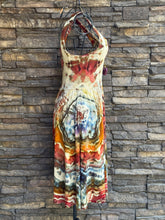 Load image into Gallery viewer, Women’s XS Geode Square-Neck Ballet Dress with Pockets in ‘Rustic Rainbow’
