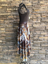 Load image into Gallery viewer, Women’s Medium Geode Asymmetrical Draped Midi Skirt in ‘Smoky Jasper’
