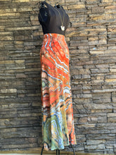 Load image into Gallery viewer, Women’s Small Geode Maxi Skirt in ‘Cherry Creek Jasper’
