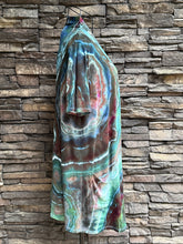 Load image into Gallery viewer, Women’s Small Geode Short Sleeve Open Front Cardigan with Pockets in ‘Dark Enchantment’
