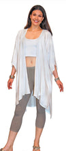 Load image into Gallery viewer, Women’s L/XL Woven Rayon Karma Kimono with Pockets in ‘Desert Springs’
