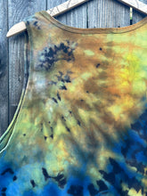 Load image into Gallery viewer, Men’s XL Reverse Ice Dyed Tank Top in ‘Indigo Sage’
