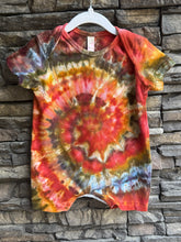 Load image into Gallery viewer, Baby Toddler 24 Months Romper in ‘Rustic Rainbow’ Spiral
