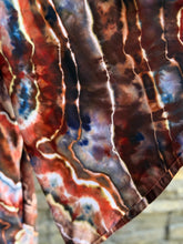 Load image into Gallery viewer, Women’s Medium Hand-sewn Geode Bell Sleeve Kimono with Pockets in ‘Phoenix Rising’
