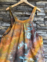 Load image into Gallery viewer, Women’s Medium (fit more like a large) Geode Wide-Leg Linen/Rayon Overalls in ‘Charred Redwood’
