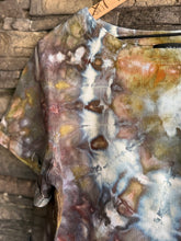 Load image into Gallery viewer, Women’s XL Viscose/Linen Geode Short Sleeve Crop Top and Wide Leg Pants with Pockets 2 Piece Outfit in ‘Charred Redwood’
