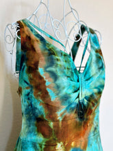 Load image into Gallery viewer, Custom Geode Strappy Jumpsuit in ‘Boulder Turquoise’ for Sarah
