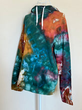 Load image into Gallery viewer, Unisex Small Geode Thumbhole Hoodie in ‘Rainbow Sherbet’
