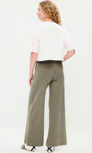 Load image into Gallery viewer, Women’s Large Geode Mid-Rise Jersey Super Wide-Leg Yoga Pants In ‘Moss Agate’
