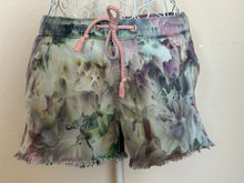 Load image into Gallery viewer, Women’s Large Size 10 Distressed Pull On Shorts in ‘Tide Pool’
